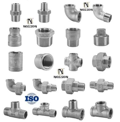 China Roestvrij staal 304/316 Industrial Tee Pipe Fittings Cross Side Outlet Nipple Connector Type 4 Way Casted Lateral Tee Te koop