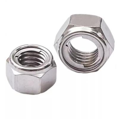 China Retail Industry Carbon Steel All Metal Hex Self Locking Nut Insert Lock Nut for GB Galvanized DIN980M DIN980V Grade 6 8 10 for sale