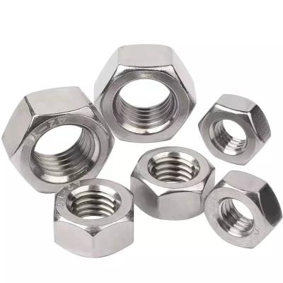 Cina Finitura ANSI Standard Zinc Plated Finitura di tutti i formati m1.6 m2 m2.5 m3 m4 m5 m6 m8 m10 m12 m14 m16 m20 DIN 934 DIN 439 Acciaio inossidabile Hex Thin Nut in vendita