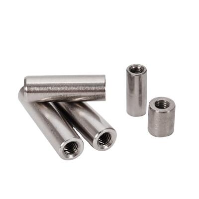 China ANSI Standard Galvanized 304 Stainless Steel Threaded Rod Round Coupling Nut for Bar Stud Measurement System Imperial Inch for sale