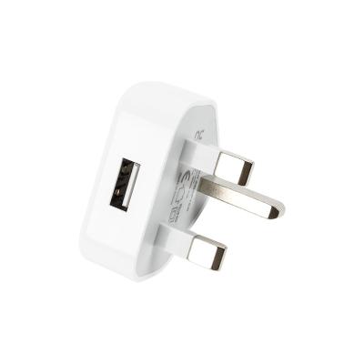 China High Quality Mobile Phone/Ipad/Camera/PDA/MP3 UK USB Charger 5V 1A 5W Phone Charger for sale