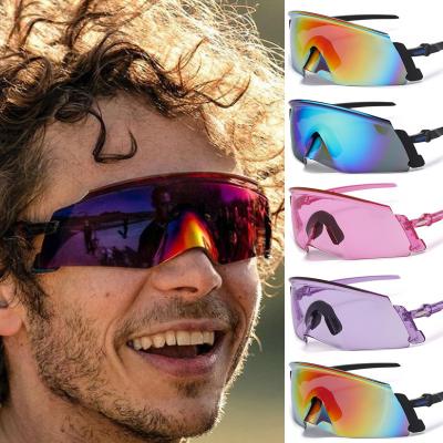 China Unisex Frameless Recycling Eyewear Safety Sports Sunglasses Eye Protection Sports Glasses Men Outdoor Bicycle Glasses Mountain Windproof for sale