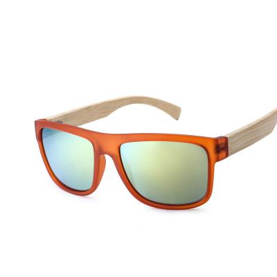 China Fashion Sunglasses Free Custom Logo PC Bamboo Sunglasses With UV400 Lenses Eyewear 2020 for sale