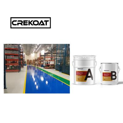 China Crekoat Industrial Water Based Floor Coating Low VOC Low Odor 1 mm à venda