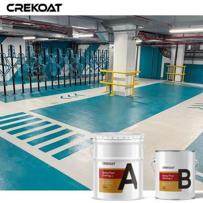 中国 Long Lasting Non Slip Epoxy Floor Coating Customizable Colors Textures 販売のため