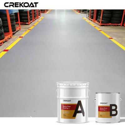 中国 Eco Friendly Non Slip Epoxy Floor Coating Withstands Heavy Impacts Spaces High Gloss 販売のため