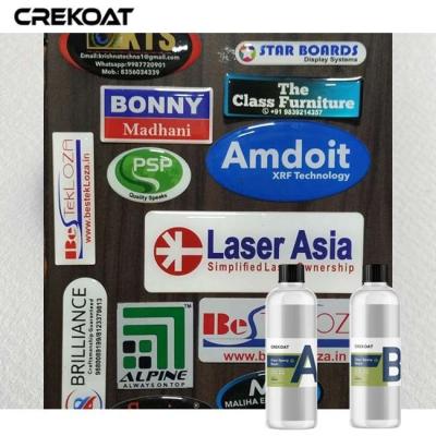 China Self Priming Liquid Glass Casting Resin For Art Acrylic Casting Domino Labels TDS en venta