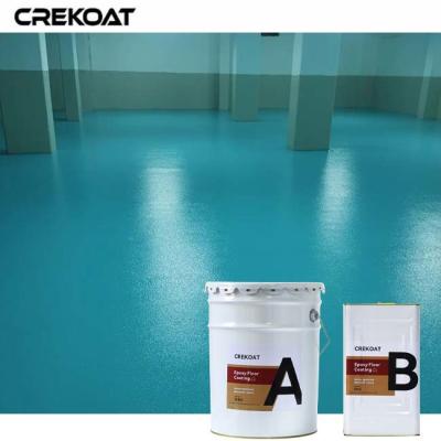 China Epoxy-vloercoating voor patio's met een lage geur voor binnentoepassingen met minimale ventilatie Te koop