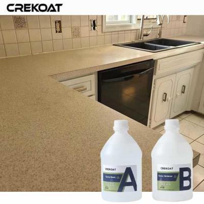 China Low VOC Clear Epoxy For Countertops Durability Against Scratches And Heat for sale