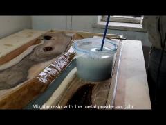 Woodworking UV Resistant Epoxy River Table High Gloss Resin Impact Resistance