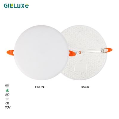 China Lighting High Brightness Die Casting Private Mold Led Round Lamp Frameless Recessed Panel Light 36W for sale