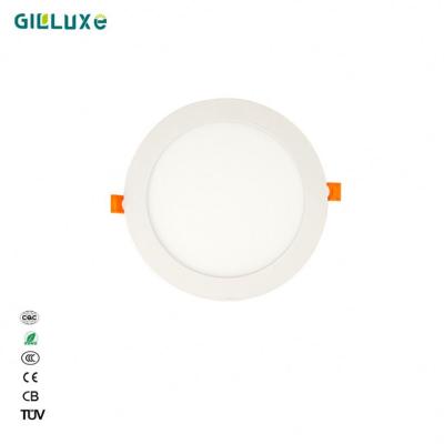 China Lighting Led Indoor Lighting 24W Garage Round Thin Floor Panels Led Panel Light With Recessed Lend for sale