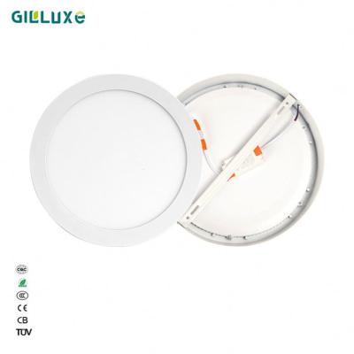 China Zhongshan Lighting Small Flat Round 220V RGB Lighting Led Parallel Ultra Thin Panel Light for sale