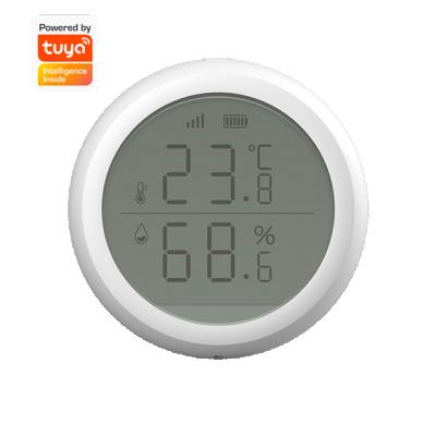 China Smart Sensitive Tuya Temperature and Humidity Sensor Temperature Humidity Real Time Display SD0341 for sale