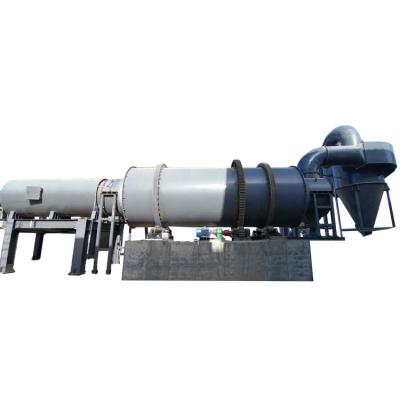 China Building Material Shops PLC Rotary Dryer Biomass Pellet Burner Rotary Kiln Sand Dryer Wood Sawdust Drying Machine / Rotary Drum Dryer for sale