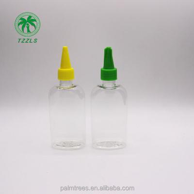 China 100ml Pet Color / Color Ink Plastic Bottle / Glue Factory High Quality Pointed Beak Small Glue for sale