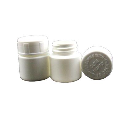 China Household Products 30ml White Solid HDPE Pill Player Plastic Bottle With CSC for sale