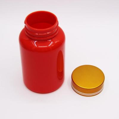 China Health Care Pharmaceutical High Quality Medical Pill Capsule Cookie Cap Crown Pet 150ml Plastic Bottle for sale