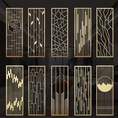 中国 Low Maintenance Metal Room Divider Customizable Size Decorative Metal Wall Panels Interior 販売のため