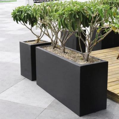 China High Durability Custom Stainless Steel Flowerpot For Modern Gardens for sale