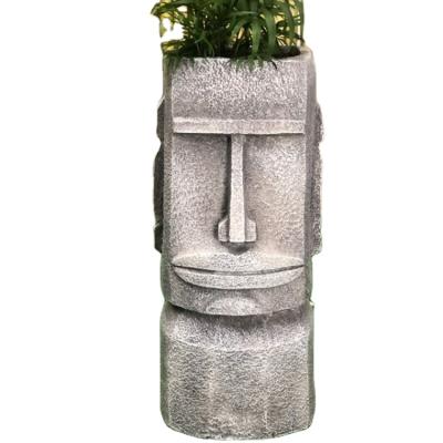 China CLASSIC Supplier MgO Easter Island Moai Figurine Garden Planters for sale