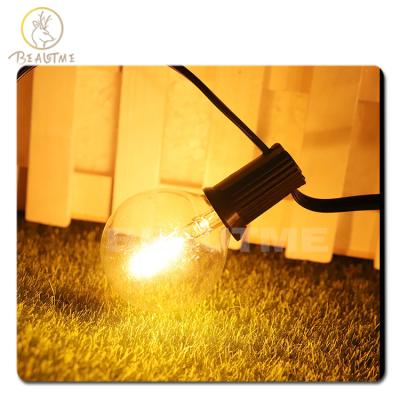 China High Quality Powered Outdoor Waterproof Xmas Decoration Holiday Garden G40 LED Light Bulbs String Light for sale