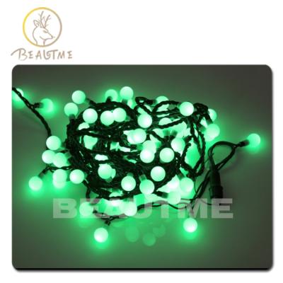 China IP65Waterproof Auto-flash Tree Lamp AC110V 220V RGB LED Slow Rough String Lights Ball String Light For Christmas Wedding Decoration for sale