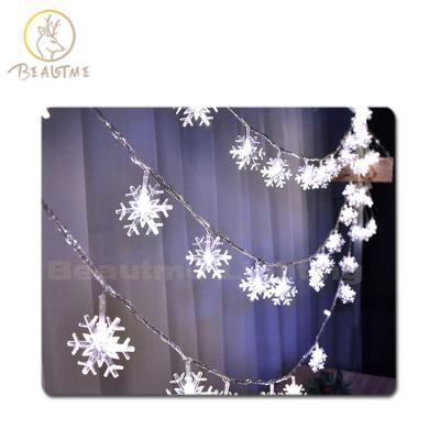 China PVC+Cooper 32.8ft Snowflake 80leds String Lights Led Outdoor Led String Lights 8 Modes Light For Decorative Christmas Tree for sale