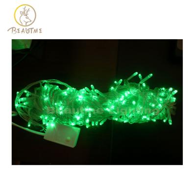 China Christmas Led Holiday Lighting Electric String Light Fairy Lights with 8 Function Controller 200leds Christmas Festival IP44 20m EU EU for sale