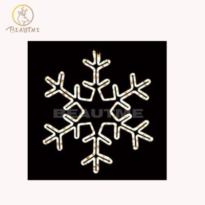 China Commercial Use Factory Wholesale Christmas Snowflake Led Decoration 2d Pattern Light for sale