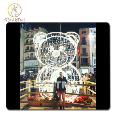 China IP65 Giant Bear Outdoor Pattern 3D Shape Light Animal Lights Firmly Pattern Led Christmas Lights For Outdoor Mall Park Holiday for sale