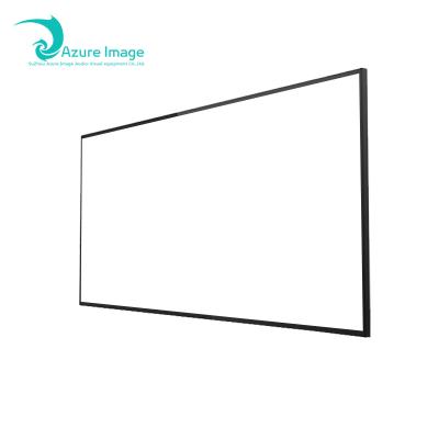 China 16:9 Inch Screen100 Inch Screen High Quality Fabric Fixed View Projector Outdoor/Indoor Matt White for sale