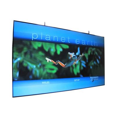 China Ohyes electric 120 inch 16:9 fixed frame black diamond projector screen for ultra short throw projector for sale