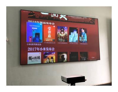 China View 120 16:9 Inch Fixed View Style Pet ALR Crystal Projector Screen For UST for sale