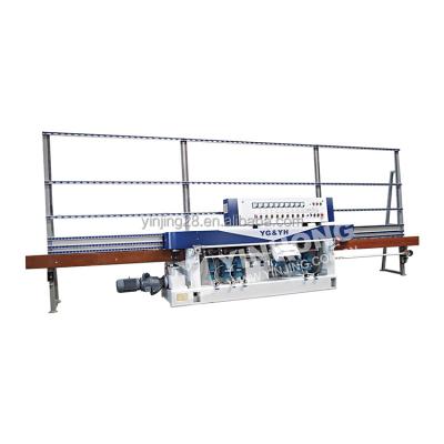 China Factory YH9.320 Glass Edging Machine 9 Axles Straight Line Glass Edging Machine for sale