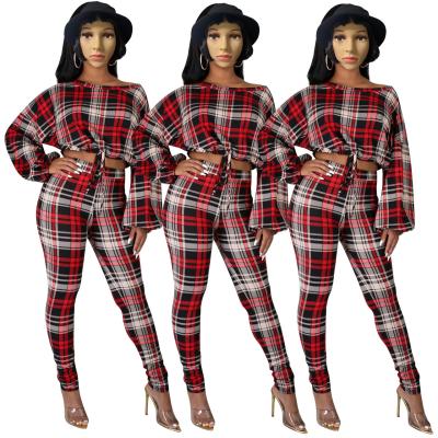 China Breathable True To Size Christmas Jogger Sweatsuit Women Jogging Outfit Tracksuit Set 2 Pieces Color Womens Outfit Christmas Outfit Sets for sale