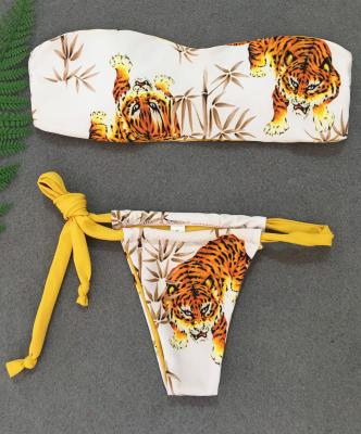 China Breathable hot selling animal printed sexy girl treme tanga micro bikini mini bikini set ex sexy beach set for sale