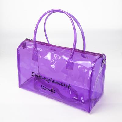 China Best Fashion Price Purse Purse Large Capacity Clear Jelly Handbag Pvc Bag for sale