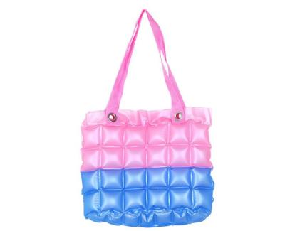 China New PVC Beach Bag Bubble Packing Inflatable Beach Bag Waterproof Shopping Bag for sale