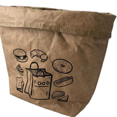 China Reusable Food Waterproof Paper Bag Dupont Bag Lunch Tyvek Washable Paper Bag for sale