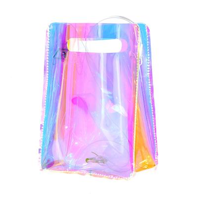 China Durable/Transparent/Fashion Waterproof Cross - Body Bag TPU Transparent Laser Tote Ladies Shopping Bag Women Shoulder Bag New for sale