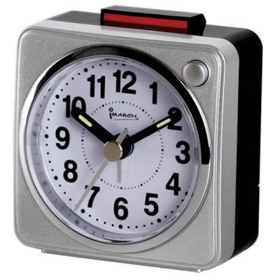 China Small Mini Size Antique Plastic Desktop Alarm Clock Style Volume Travel Increasing Alarm Clock for sale