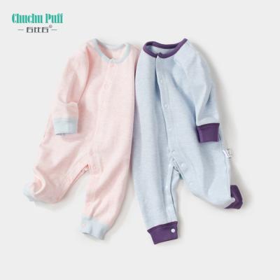 Cina 100% Cotton ChuchuPuff Knitted 100% Newborn Winter Baby Rompers Baby Overalls Cotton Pajamas Clothes in vendita