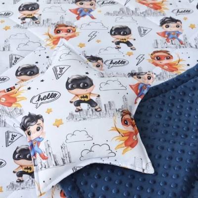 Cina Viable Design Custom Printing Minky Nursing Soft Fabric Dot Baby Blanket For Newborns in vendita