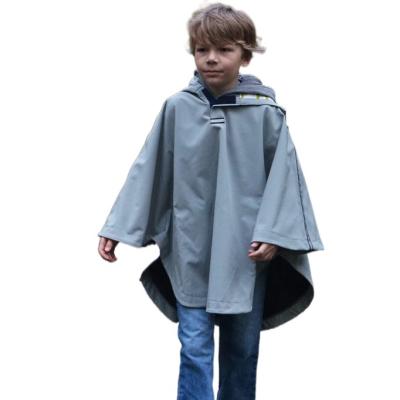 China Bachelorette Waterproof Clothing Thick Material Vinyl Hooded Raincoat Customs Color Kids Outdoor Rain Poncho for sale