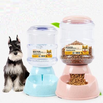 China Sustainable Automatic Food Water Water Slow Pet Cat Dog Dispenser Feeders Bowls for sale