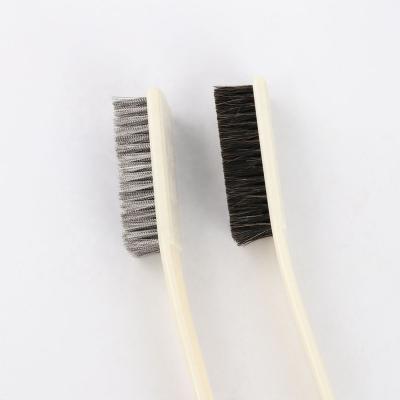 China New Hand List Cleaning Brush Shoe Brush Horse Long Handle Hair Brush for sale