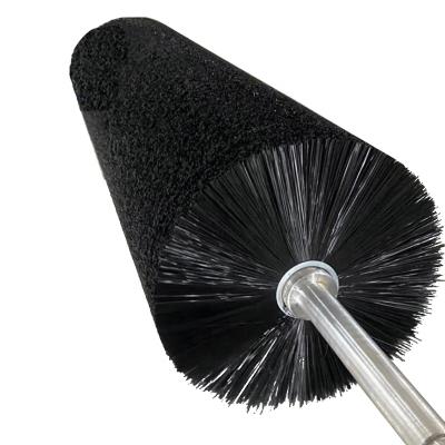 China Heavy Duty Direct Brush Dust Supply Industrial Nylon Hair Cleaning Brush Polishing Roller for sale