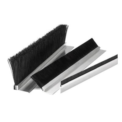 China Low Price Customized Sealing/Cleaning Door/Sealing Door Dustproof Cleaning Dustproof Aluminum Handle Strip Brush for sale