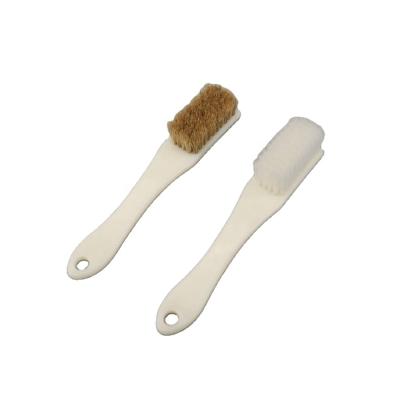 China Shoes Clean Small Cheap Price Plastic Handle Shoe Brush for sale